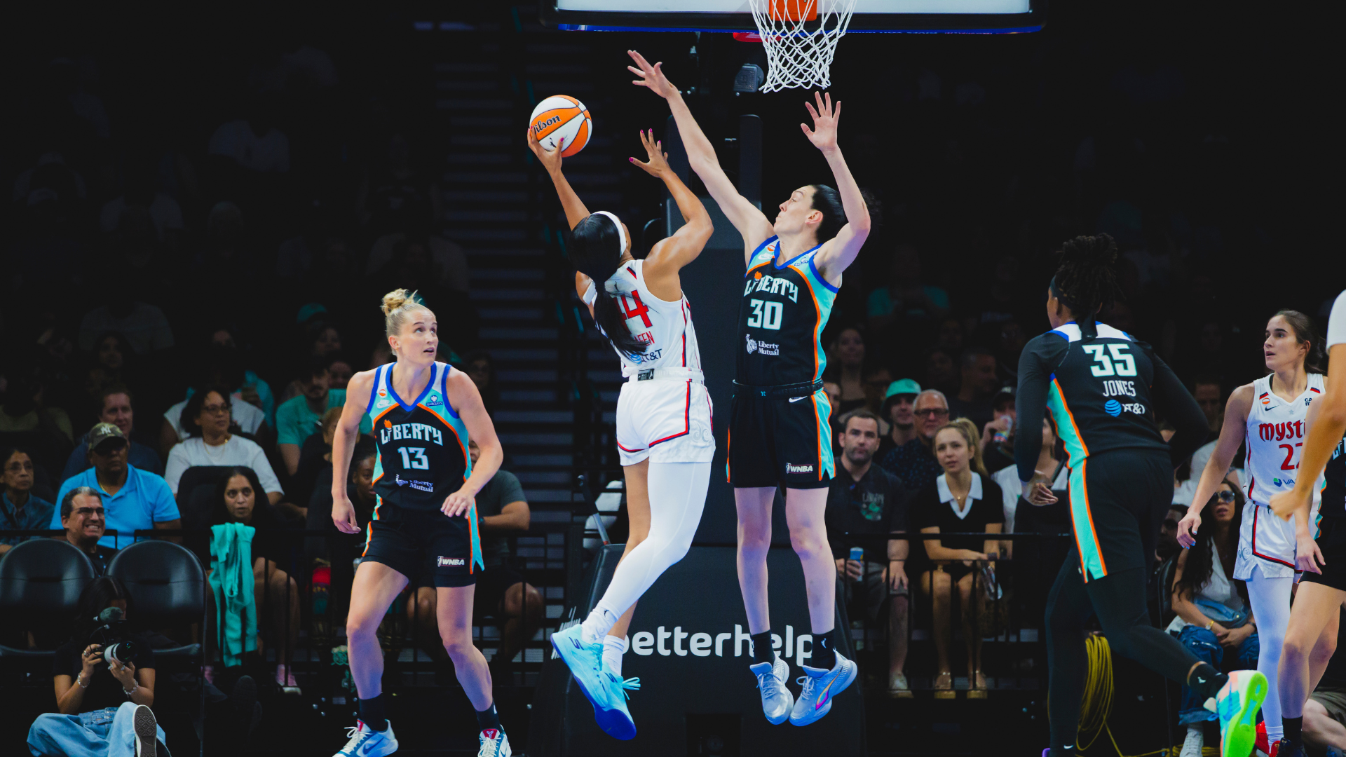 Liberty Fall To Mystics, 83-86